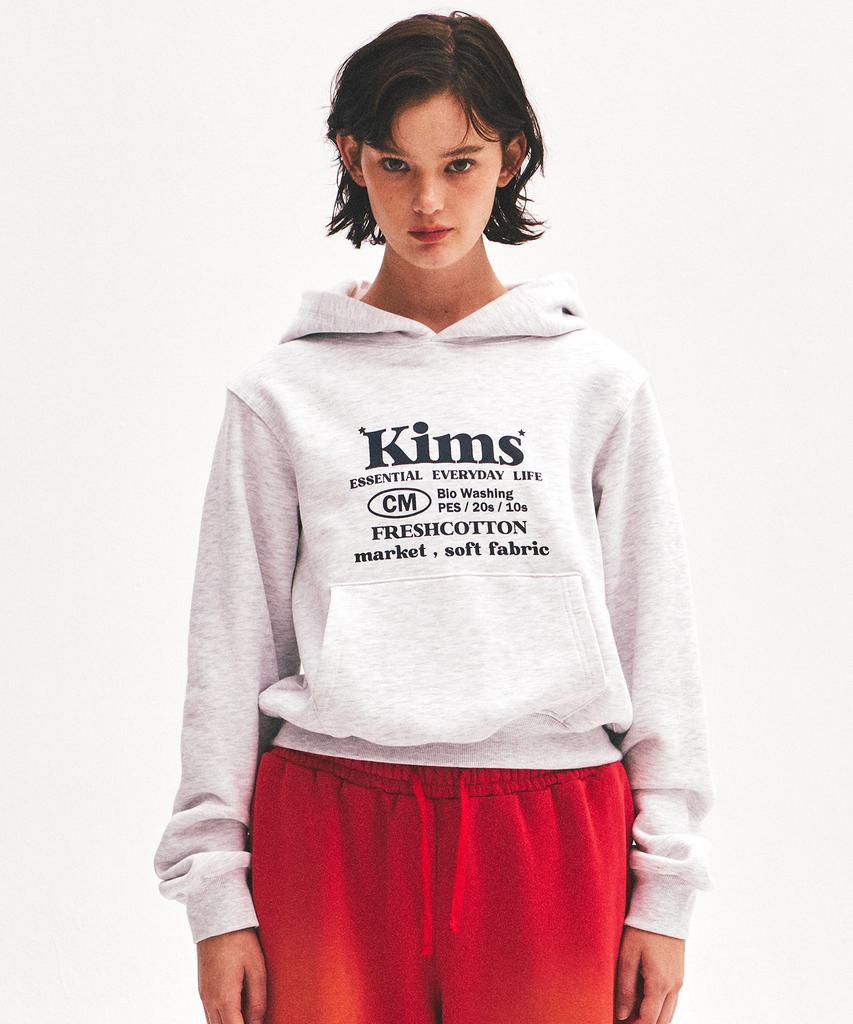 (Unisex) Everyday Bam Logo Hoodie Gray