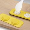 Kai Corporation KAI Hand-rolled Sushi and Bento Box Making Convenient Mini Rice Paddle, Stand-Type, Double Embossed, Dishwasher Safe, KAI KITCHEN, Whi