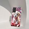 Lovely Puppy Heart Dogs Phone Case for Samsung A54 A57 A37 A17 A14 A15 A12 A24 A34 A55 A35 A25 A52S A07 A05S A04S A22 A32 A72 Ga