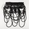 Fashion Tribal Style Hollow Woven Pearl Shawl Body Chain Retro Layered Exaggerated Sexy Body Chain All Match Women Jewelry