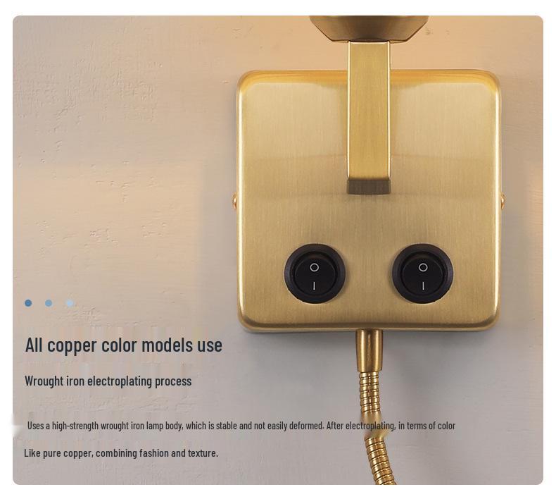 European Style LED Wall Lamp for Bedroom or Living Room