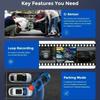 1080P WIFI Car DVR 3 Channel Front Inside Dash Cam Three Way Camera Recorder Video Registrator Night Vision Dashcam Camcorder