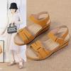 Fashion Women Chunky Platform Sandals Casual Soft Open-Toe Sandals Without Grinding Feet for Walking Shopping Stroll