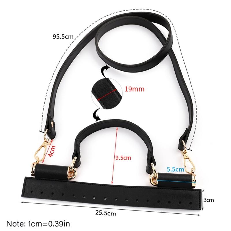 Quality Woven Bag Parts for Enthusiasts Bag PU Leather Cover Handle and Strap Create Your Unique Charm Accessories