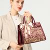 Bolsa de Mão Bordada Feminina Noiva Bolsa de Casamento Atmosférica Grande Capacidade Bordado Para Presente de Aniversário da Mãe
