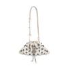 Metal Stud Rivet Shoulder Bag Spicy Girl Drawstring Crossbody Bag Simple Y2k Underarm Bag  Daily