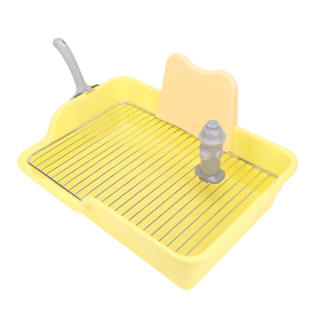 Dog Toilet Stainless Steel Net Stable Structure Easy To Clean Pee Pad Holder Potty Training Tray for Home