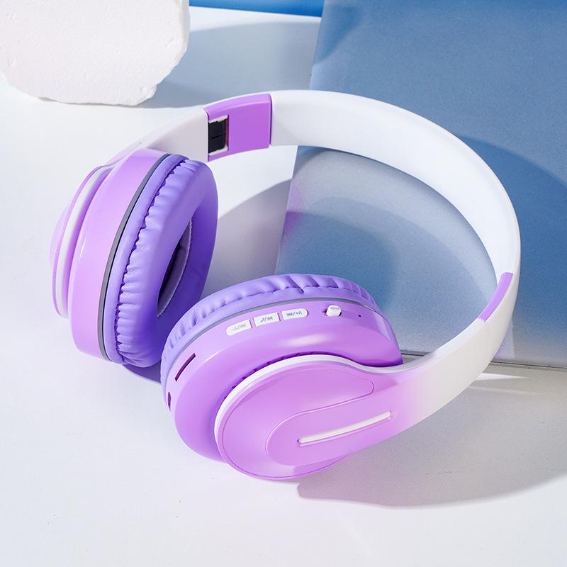 Gradient Color Wireless Stereo Gaming Headset
