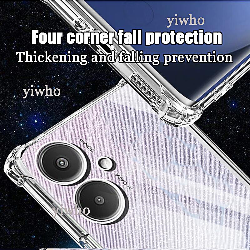 Transparent Phone Case for Redmi 13c 5G Back Cover On Redmi 12 13 C 5G 4G 10A 10C 9A NFC Protective Camera Shell