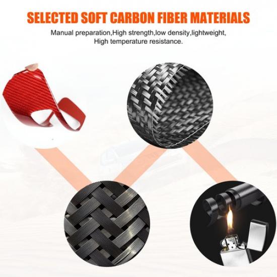 Red Carbon fiber Seat adjustment switch Sticker For BMW 5 Series G60 i5 2024+