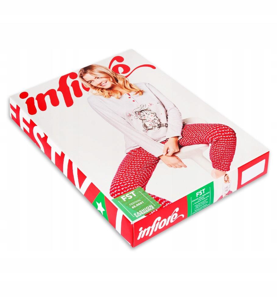 Infiore Women's Long Sleeve Pajamas 65.0601 Cat