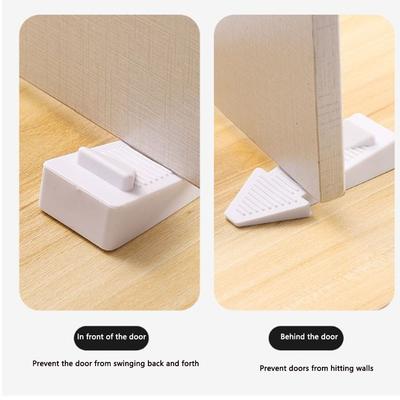 2 Piezas Tope de Puerta Antideslizante Tope de Puerta Amortiguador Tope de Puerta de Seguridad Goma Anticolisión Cuña de Puerta Suelo