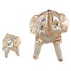 Funny Crystal Elephant Statue Modern Desktop Crystal Ornaments Baby Elephant Ornaments  Office