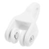 30 Pezzi Rulli Silenziosi Perline in PVC Scivoli Ganci Pulegge per Binario Tenda Installazione Facile per Binari Tende