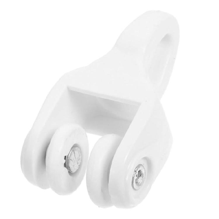 30 Pezzi Rulli Silenziosi Perline in PVC Scivoli Ganci Pulegge per Binario Tenda Installazione Facile per Binari Tende