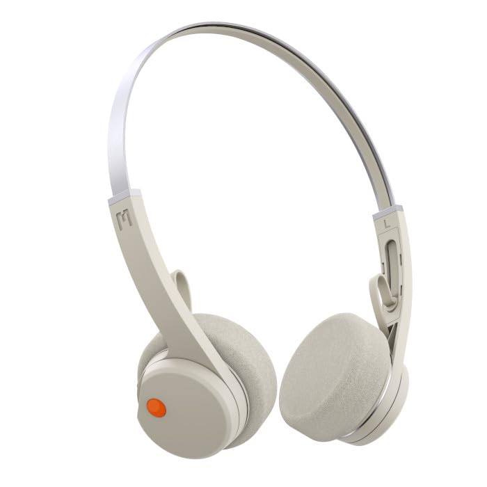 

MONDO FreeStyle On-Ear Headphones [Wireless Up to 22 hours of playback Wireless Built-in microphone] (Greige)