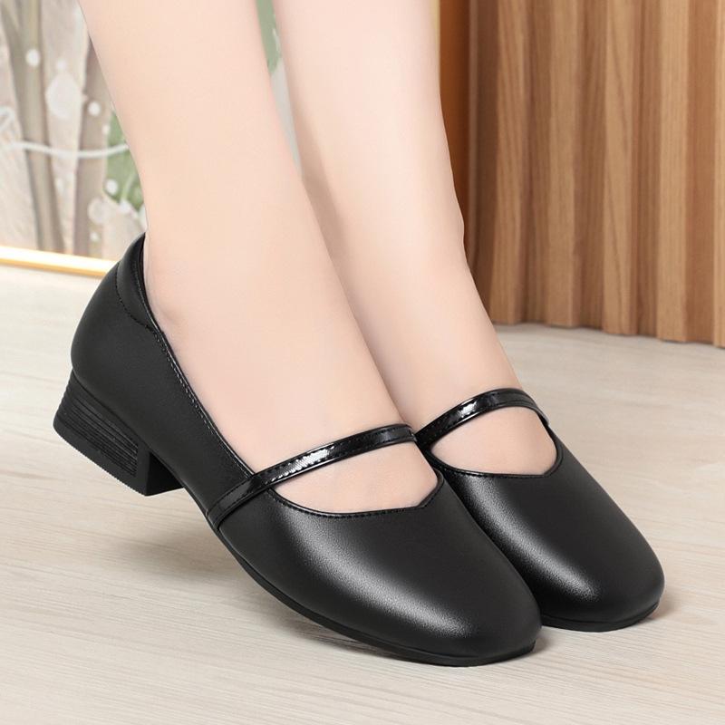 Fashion AIYUQI Female Mary Jane Shoes 2025 New Autumn Leather Women's Shoes Fashion Large Size Business Dress Shoes Women