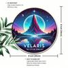 Velaris Metal Sign City of Starlight Wall Art Vintage Aluminum Tin Sign 8x8 Inch for Home Bar Decor