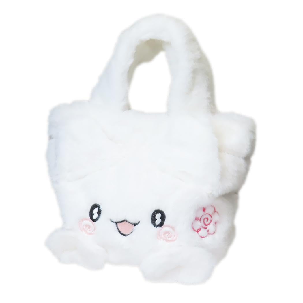 

K Company Hanamaru Ghost Пушистая мини-сумка-тоут Hanamaru/Сердце HO-FMT-HH