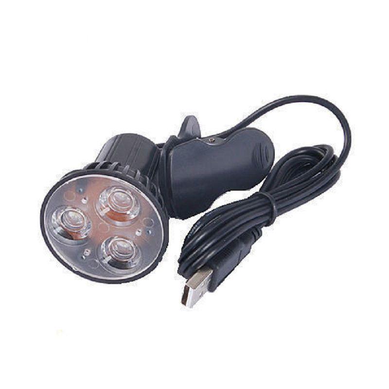 Lâmpada USB Portátil de Qualidade Premium com 3 LEDs e Clipe para Notebook e Luzes de Leitura