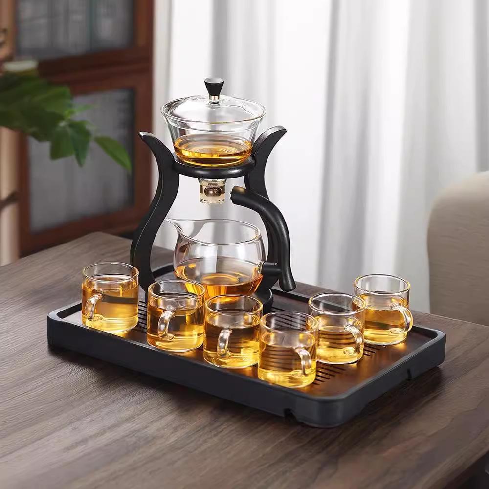 Conjunto de Bule de Vidro Magnético Automatizado para Escritório e Casa