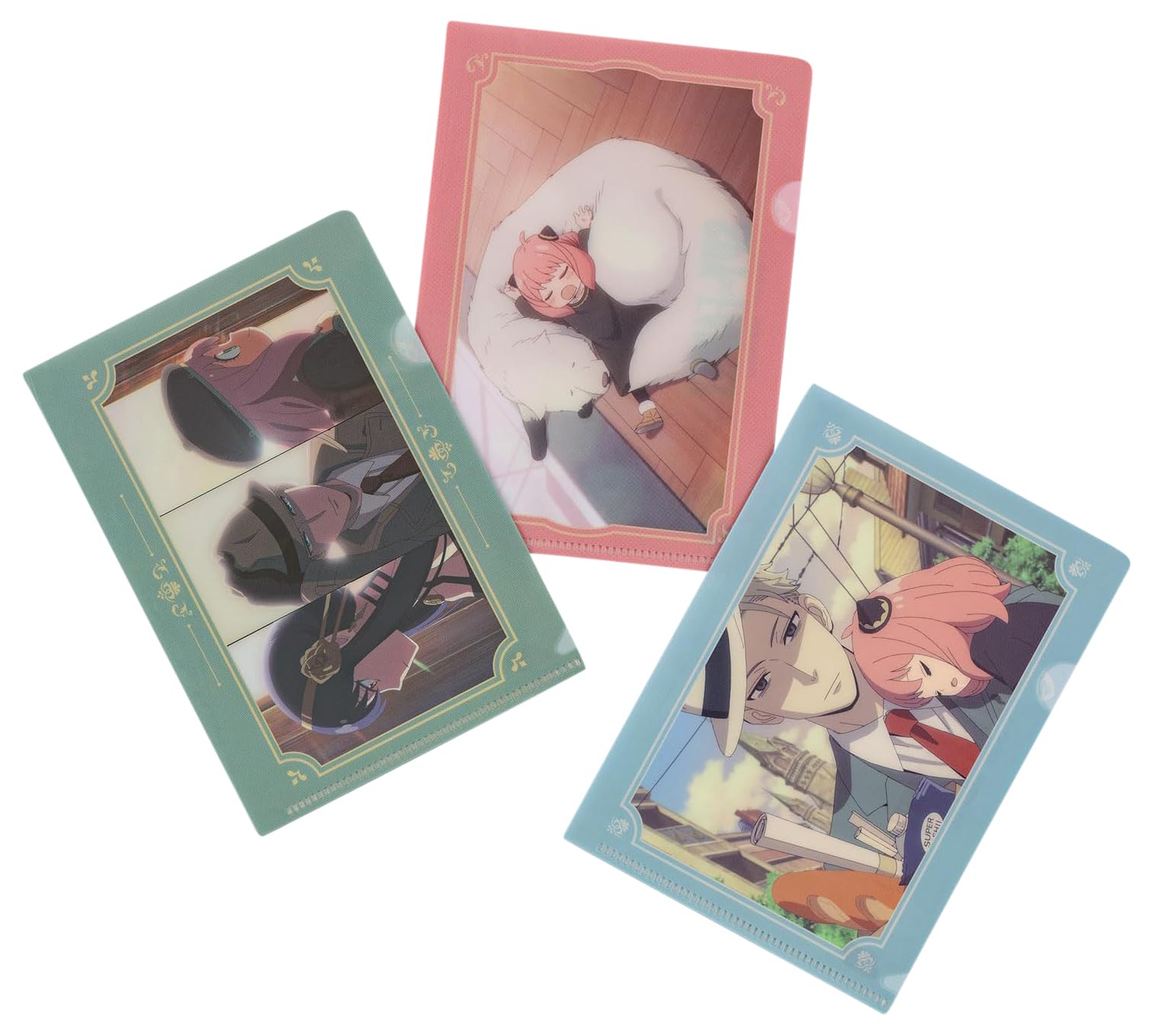 Прозрачный файл Оригинальный размер Аксессуары для домашнего органайзера SPY×FAMILY/Hobonichi SPY×FAMILY (Набор 3)