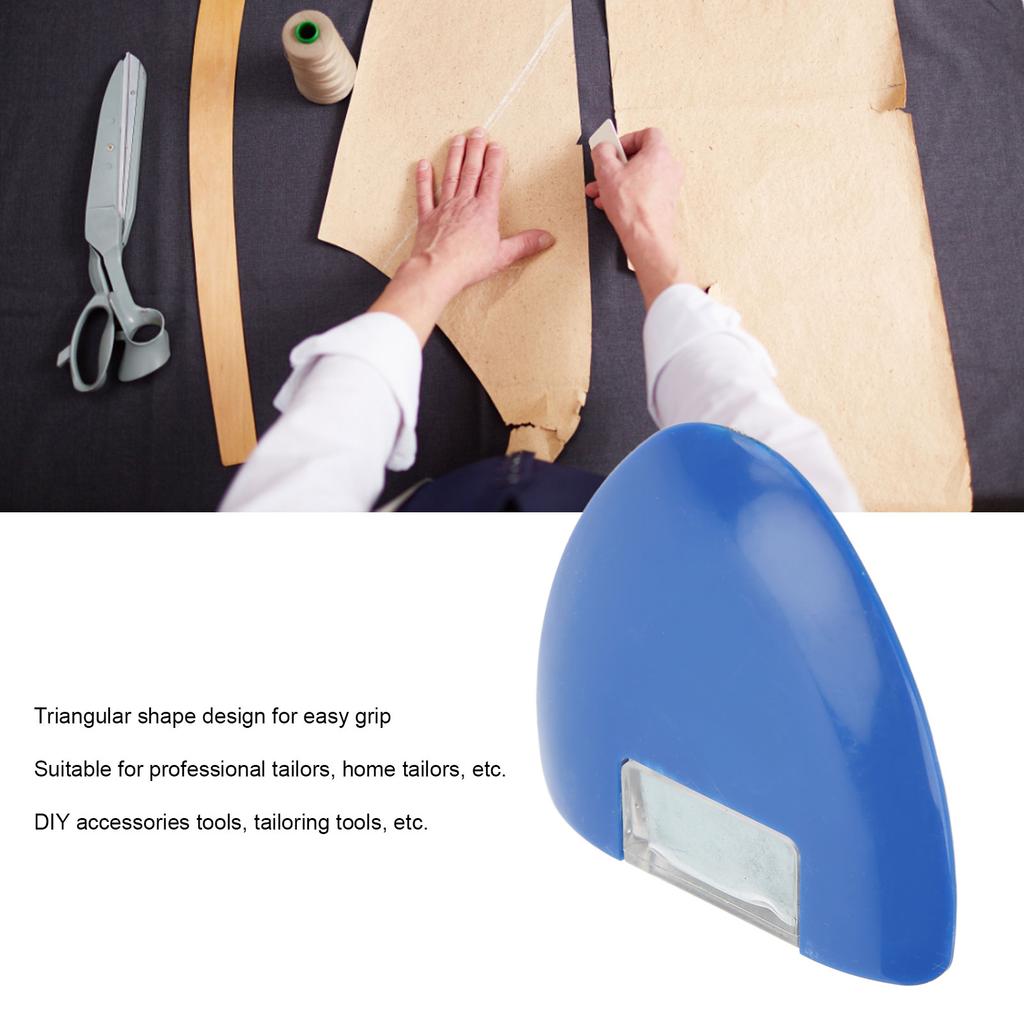 Fabric Chalk Clear Lines Triangular Shape Ergonomic Design   Sewing Parts for Professional Tailors Home Tailors