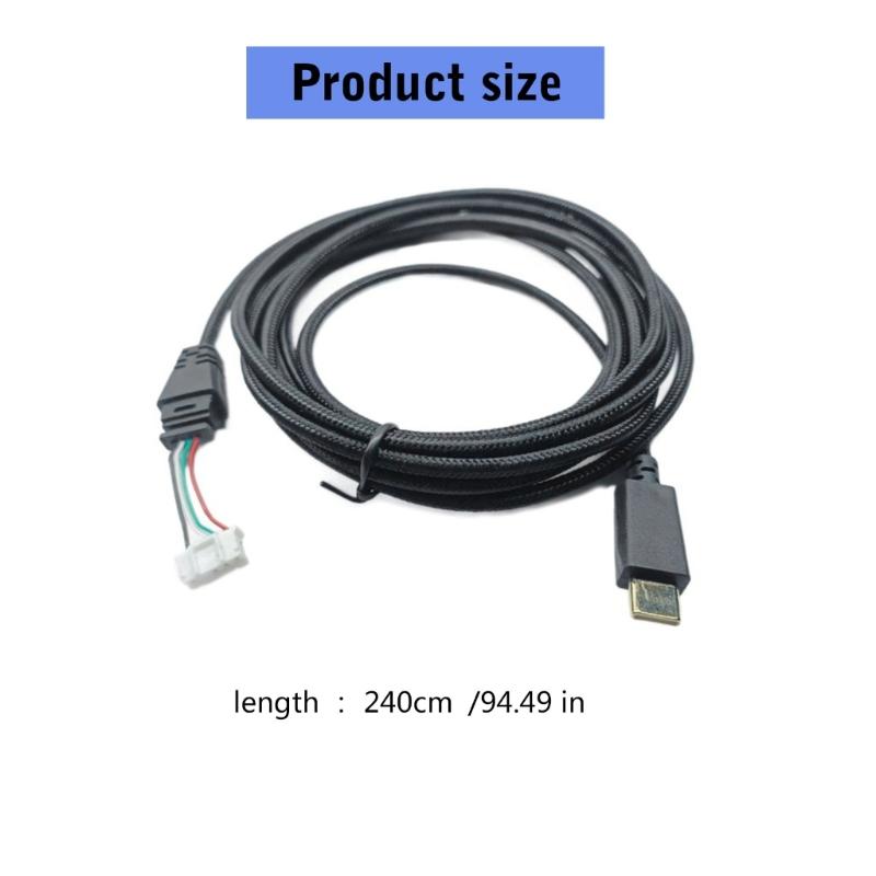 Type C Headphone Cable For ROGDelta/ROG DeltaS Headsets Replacement Cable for Repair And DIY Replacement Projects