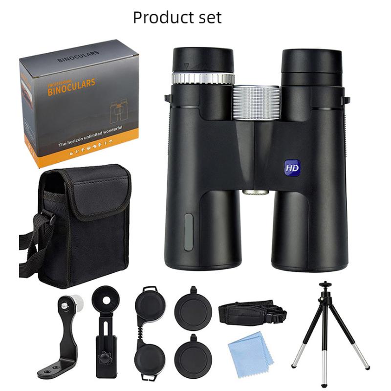 The Updated Binoculars 12X42 High-magnification High-definition Mobile Cell Phone Camera Outdoor Use Travel Bird Watching Binoculars