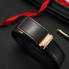 Luxury Men's Top Layer Cowhide Belt with Zinc Alloy Automatic Buckle – Perfect for Business Trousers