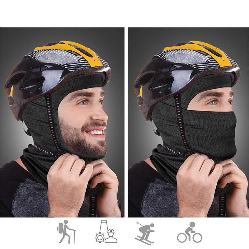 Windproof Breathable Anti-UV Full Face Balaclava Cycling Cap Motorcycle Helmet Liner Bicycle Hat Ski Cover Motocross Face Mask
