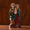 Heilige Familie Statue mit Kind Katholische Stehende Figur Religiöses Geschenk für Wohnungsdekorationen Schreibtisch Tischornament