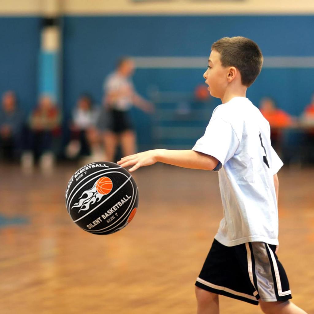 Tichý basketbalový driblingový míč pro vnitřní použití, bezhlučný tréninkový míč na dribling, bezpečný bezhlučný driblingový basketbalový míč k narozeninám, Velikonocům