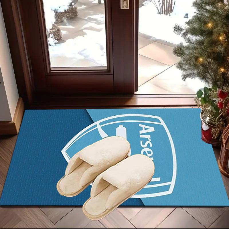 Arsenal Football Club Wappen Teppich für Büro, Stuhlunterlage, Dekorteppich Wohnzimmer Matte, Große Größe Fan Geschenke Weihnachtsgeschenke