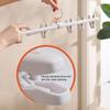 Clothes Drying Rack Small Folding Underwear Hangers with 6 Clips 360 Degree Rotatable Multifunctional Laundry Hanger for Socks Towels Bras Baby