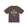 MLB Preppy Style Collection Boston Red Sox SS25 T Shirt Unisex Brown 3ATSV0653-43BRS