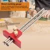 Stainless Steel Woodworking Double Head Scriber Ruler Marking Gauge Wood Scribe Tool Carpentry