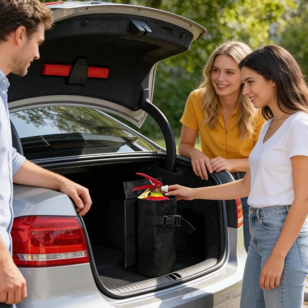 Anti Vibration Fire Extinguisher Mount Car Fire Extinguisher Organizer  Vehicle Safety Accessory