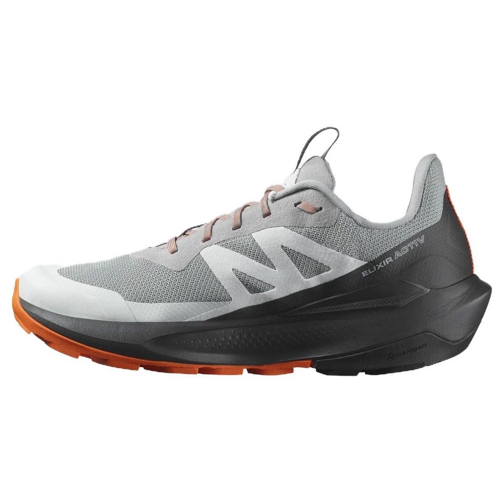 SALOMON Elixir Activ GORE-TEX Sharkskin Men Sneakers Grey Phantom Dragon-Fire L47456200