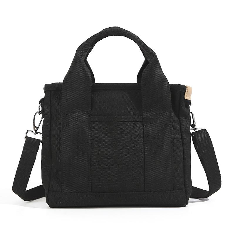 Canvas Bag, Handbag, Crossbody, Bento Bag, Large Capacity Mother and Baby Bag, Fashionable and Trendy Shoulder Bag