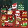 Diy Christmas Building Block Snowman Elk Santa Claus Model Micro Brick Building Block Xmas Tree Decoration Children Toy Gift