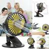Small Yet Powerful Personal Portable Desk Fan With 3-speed Settings And Usb Rechargeable Battery