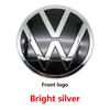 1Pc 139mm 110mm VW Logo ABS Emblem Car Hood Front Grill Rear Trunk Badge Accessory For VW Polo 2019 2020 2021 2022 2023 2024NO7