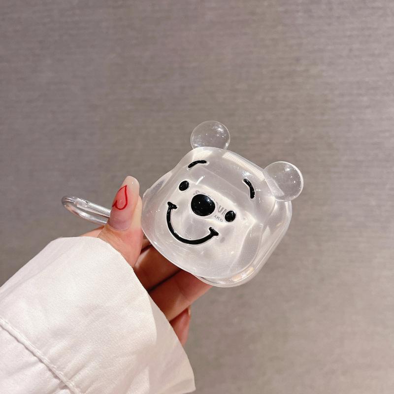 For Samsung Galaxy Buds LIVE PRO 2 Wireless Bluetooth Headset Case Cat Bear Protection Soft Case