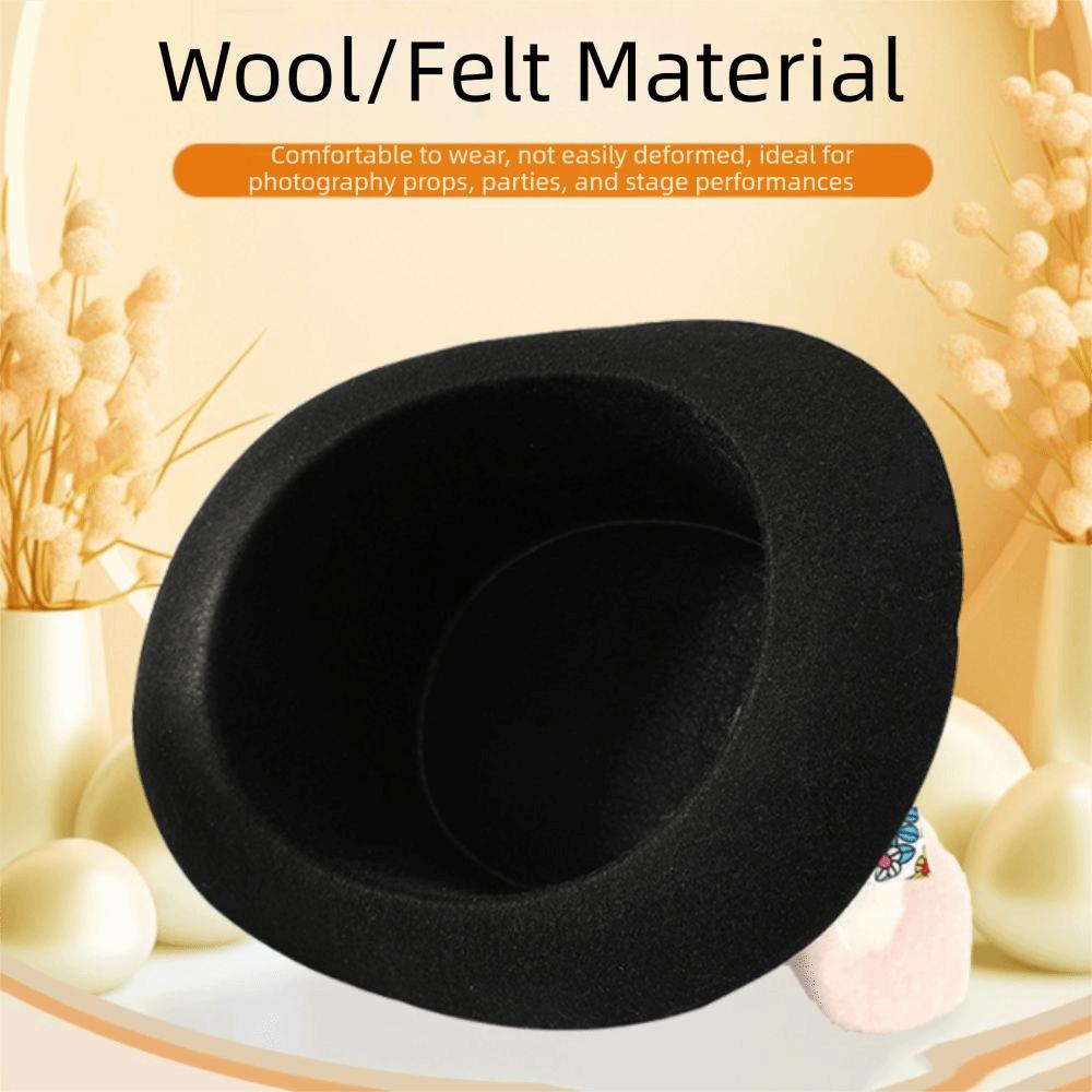 Favors Black Color Easter Hat Role Play Dress Up Photo Prop Stage Performance Cosplay Top Hat Easter Event