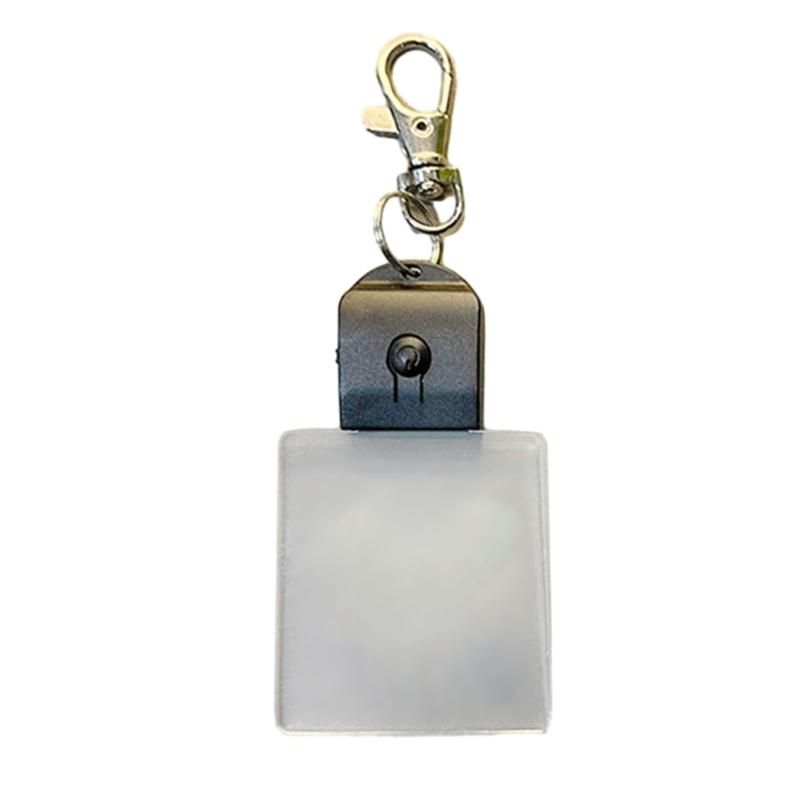 

LED Keychain Novelty Night Light Key Chain Rings Christmas Festival Pattern Luminous Keyring for Outdoor Emergency Daily