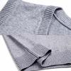 Chaleco de Lana Tejido de Invierno Casual para Hombre de Color Sólido con Cuello en V sin Mangas Talla Grande