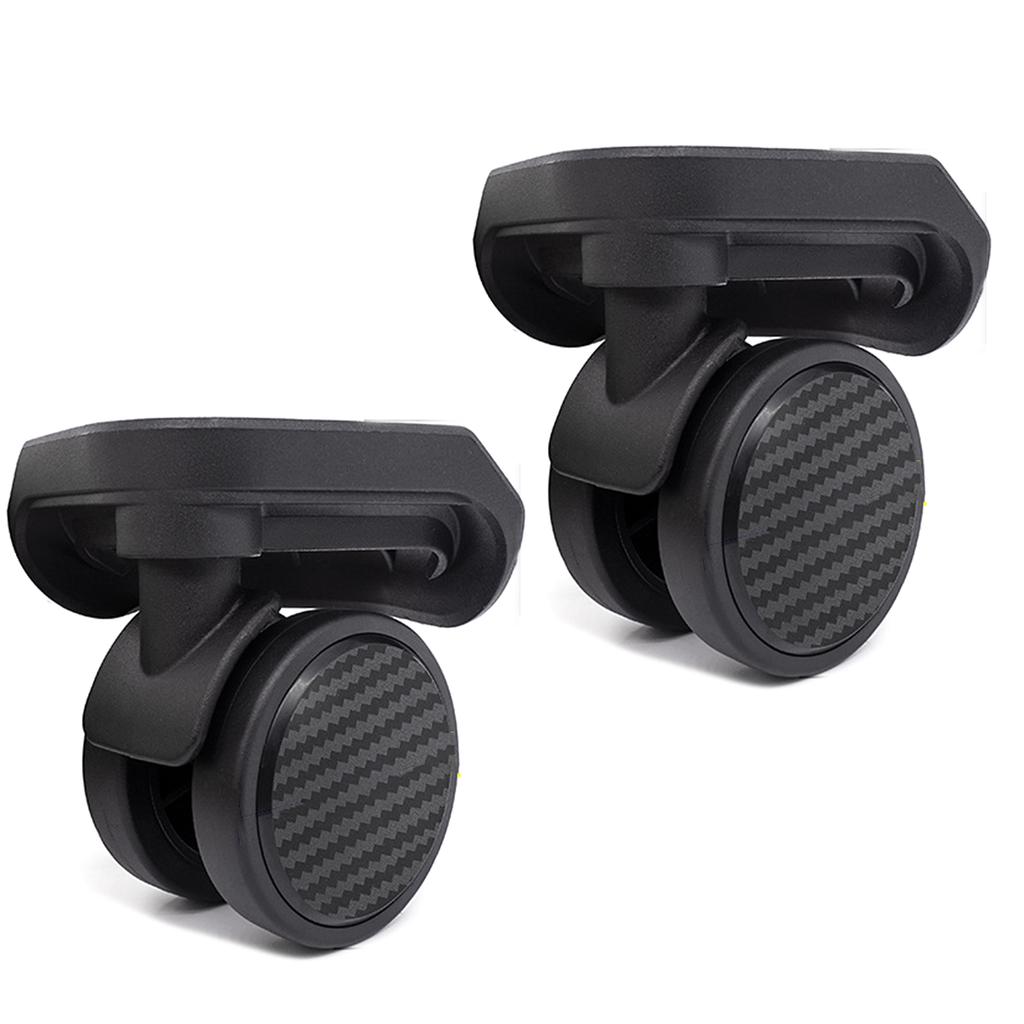 Trolley Case Luggage Wheels Luggage Swivel Left and Right Wheels DIY Suitcase Replacement Parts for Most Suitcases
