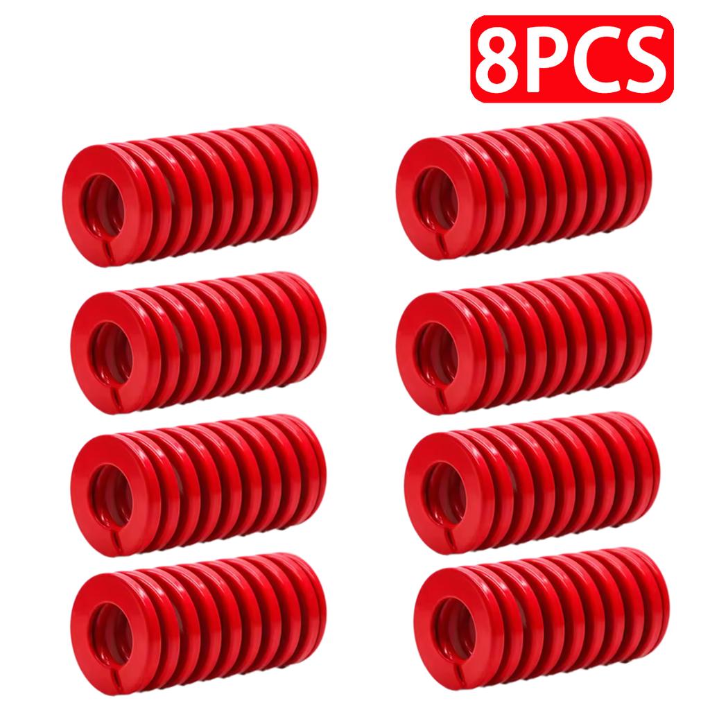 Car Gas Struts Spring Shocks Red Auxiliary Spring 1/2/4/8PCS For Rear Trunk Tailgate Damper Strut Bars Spiral Stamping