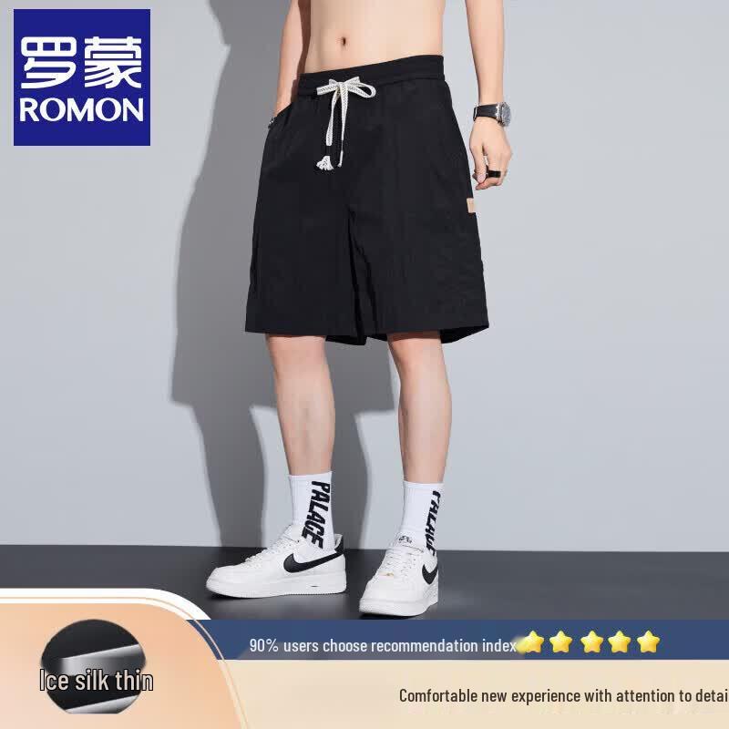 Men s Lomon Ice Silk Quick-Drying Casual Shorts M